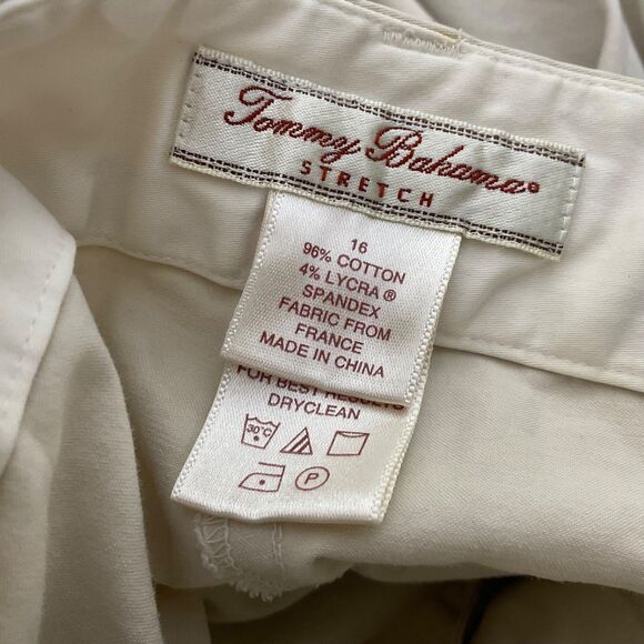 Tommy Bahama Stretch Women’s Size 16 Pants w Pockets Cropped - Picture 3 of 14